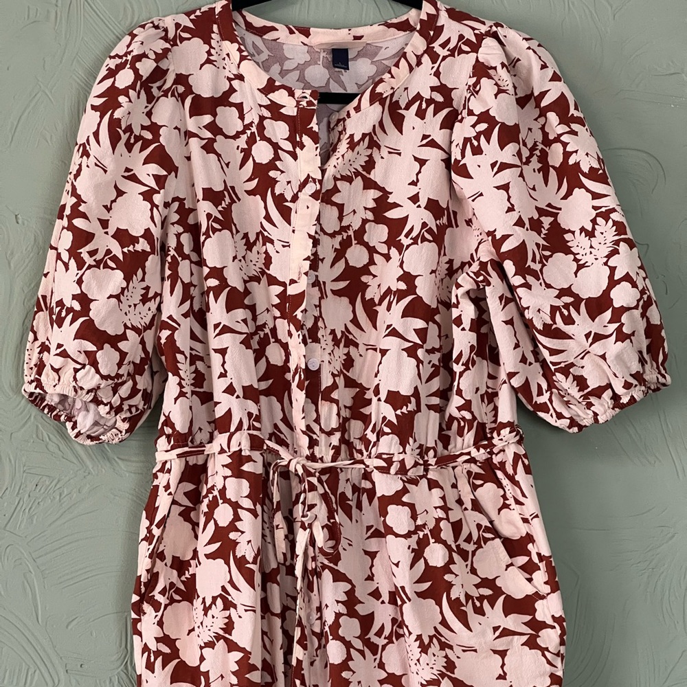 Floral Universal Thread Jumpsuit - Size Large